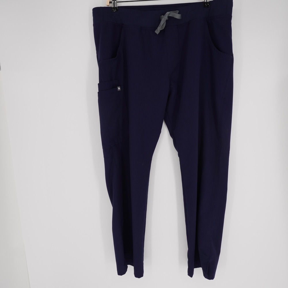 FIGS Pants Womens XL Blue Technical Collection Scrub Drawstring T21004
